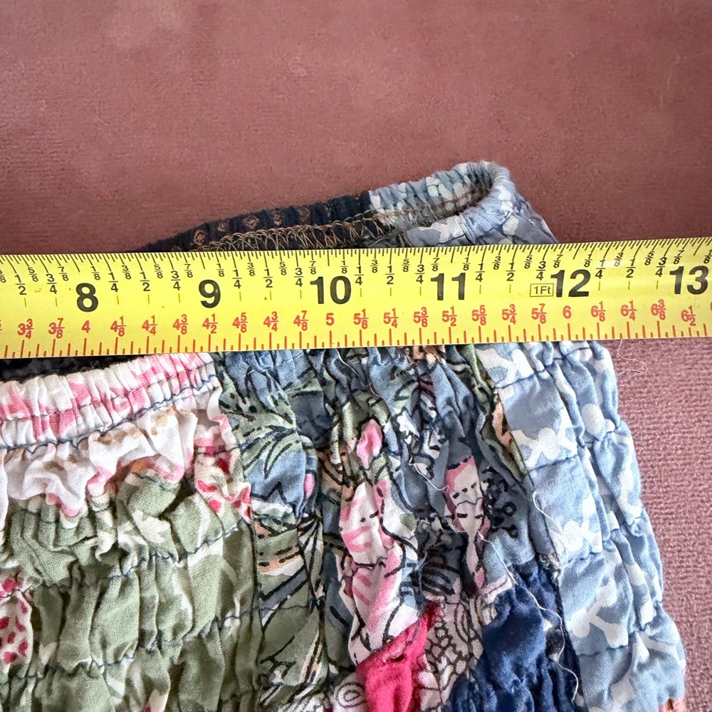 Kathmandu Patchwork Harem Pants pockets smocked m… - image 4